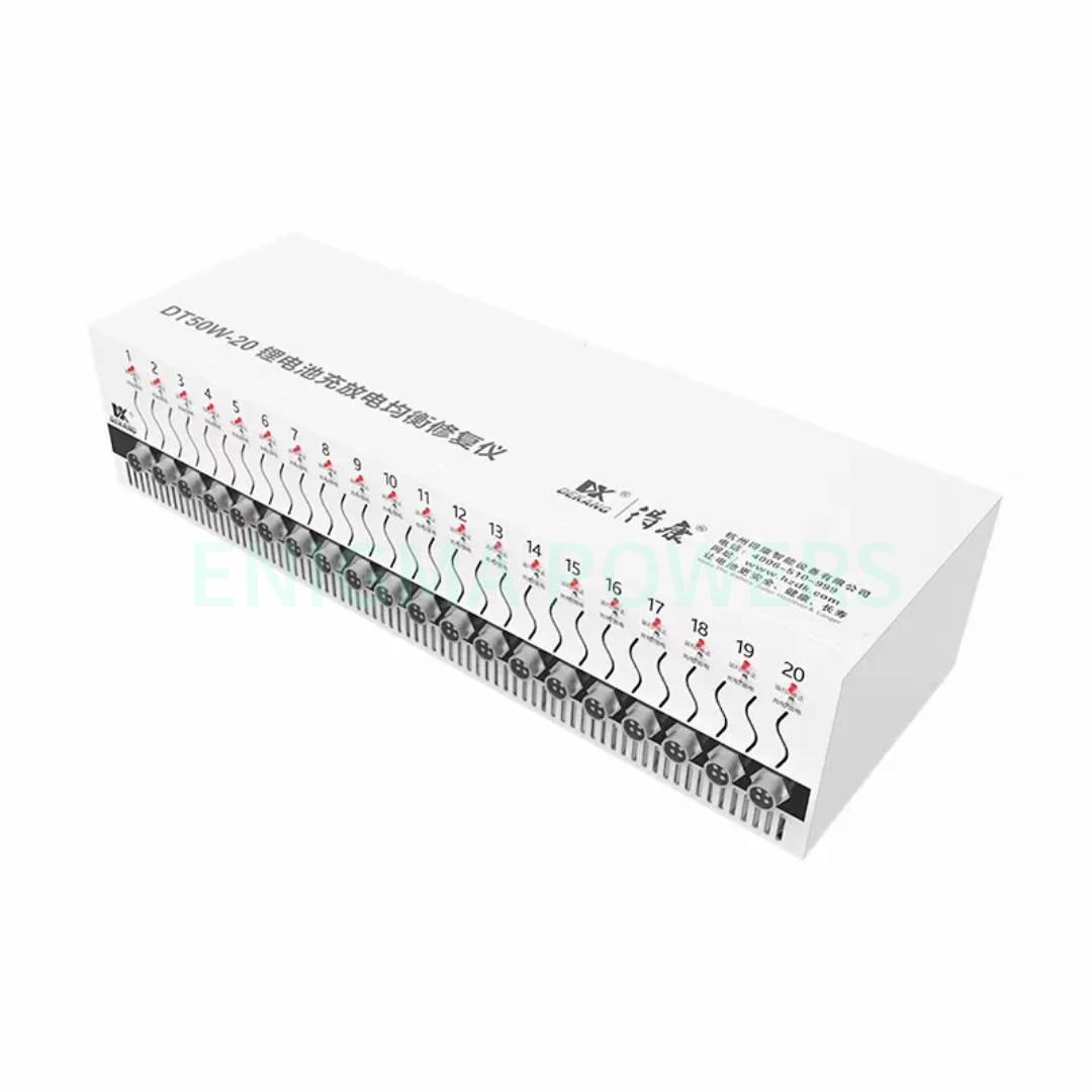 DT50W 20-Channel Lithium Ion Battery Tester 5V 10A Charge & Discharge Balance Maintenance Equipment for Lithium Batteries