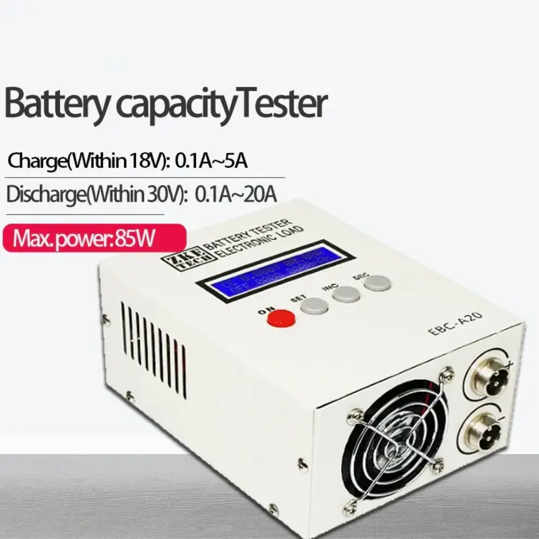 Zketech EBC-A20 5A Charger 20A Discharger 85W  Lithium Battery Capacity Analyzer Tester Diagnostic Tools