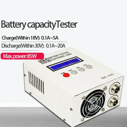 Zketech EBC-A20 5A Charger 20A Discharger 85W  Lithium Battery Capacity Analyzer Tester Diagnostic Tools