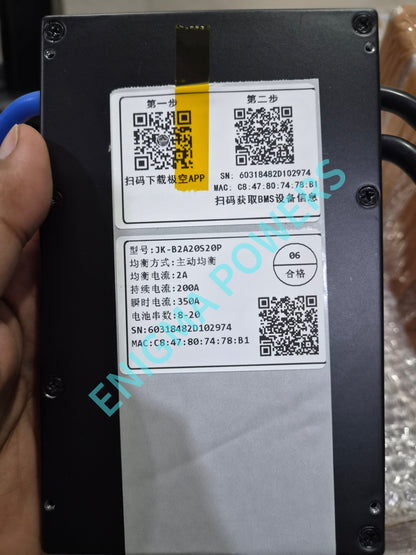JK 8-20s 200A @2A Active BMS