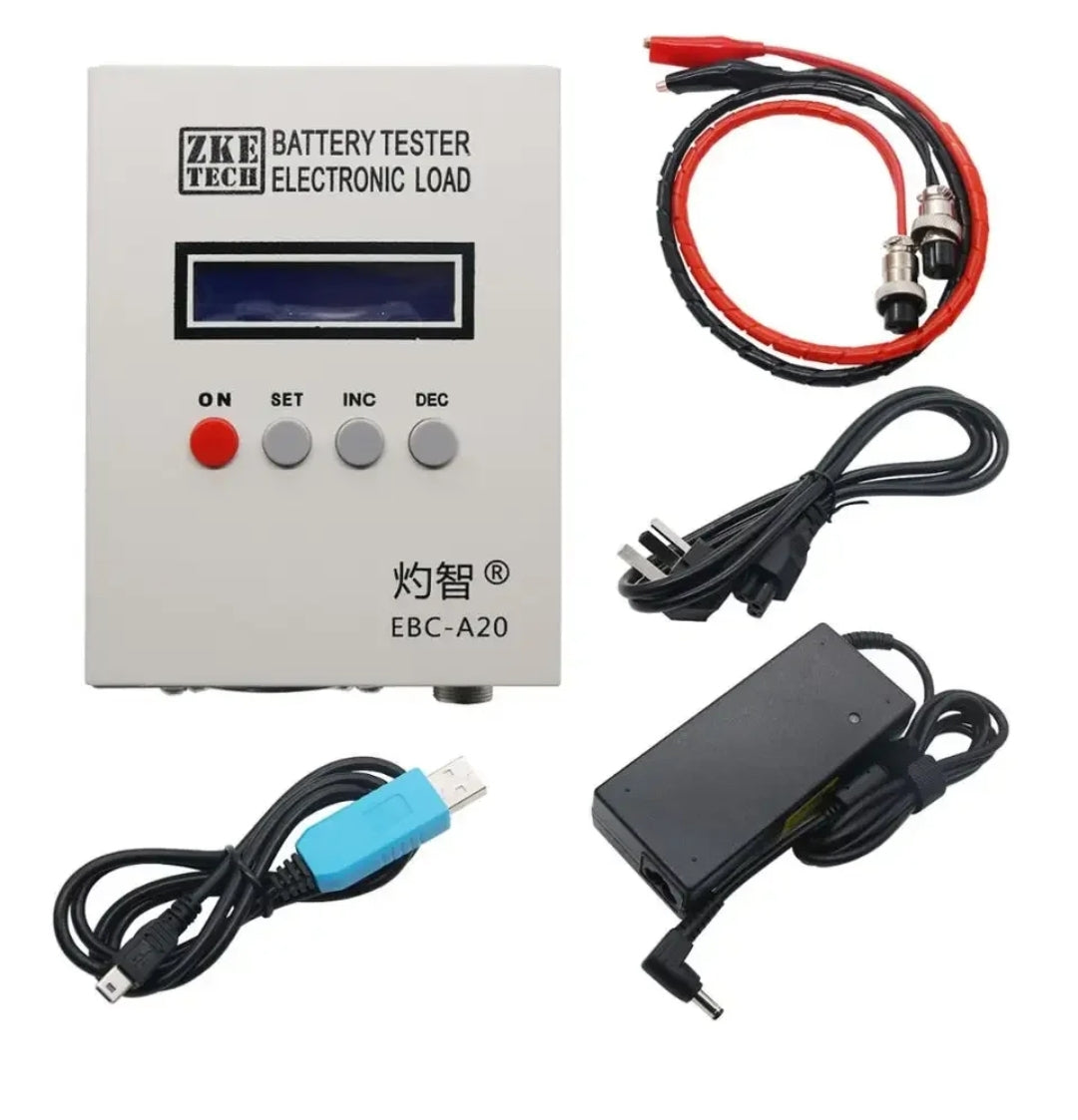 Zketech EBC-A20 5A Charger 20A Discharger 85W  Lithium Battery Capacity Analyzer Tester Diagnostic Tools