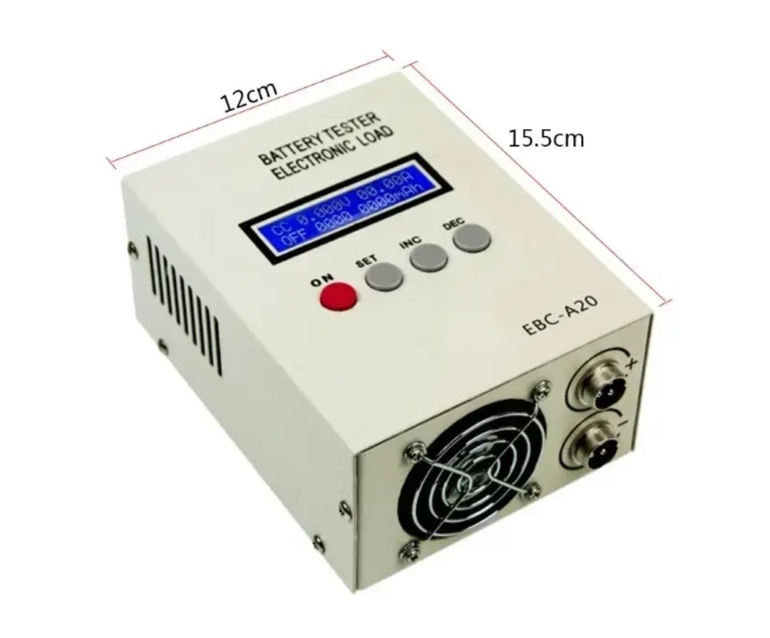 Zketech EBC-A20 5A Charger 20A Discharger 85W  Lithium Battery Capacity Analyzer Tester Diagnostic Tools