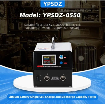 High Current 5V 50A Charge Discharge Detector YPSDZ-0550 Aging Load Analyzer Lithium Battery Capacity Tester