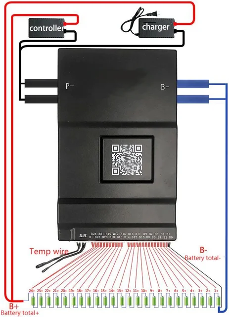 JK 8-24s 150A @1A Active BMS