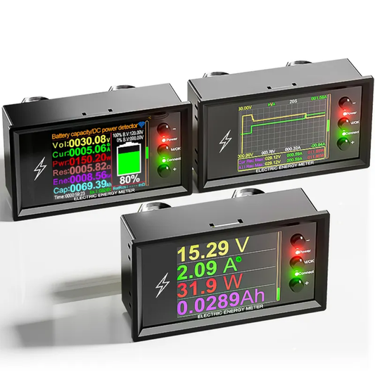 DT2OW DC 0-420V Tuya WiFi Smart Lithium Battery Capacity Detection Tester Digital Display Current Voltage Power Meter DT20