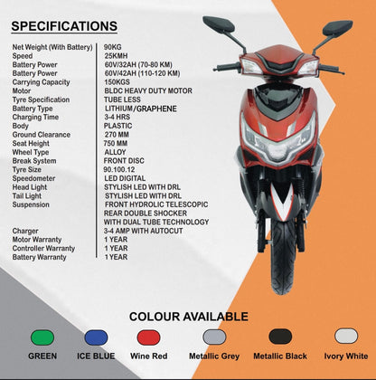Electric Scooty 60v