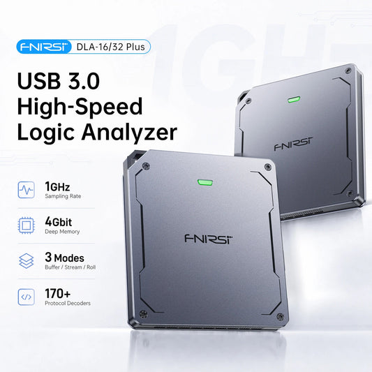 FNIRSI® DLA-16 Plus / DLA-32 Plus Logic Analyzer, USB 3.0, 4Gbit