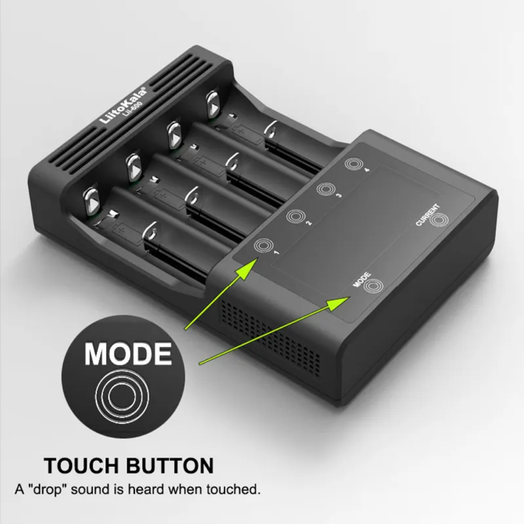 Intelligent Charger Test Battery Capacity for LiitoKala Lii-600 18650 26650 21700 26700 AA AAA Battery Charger