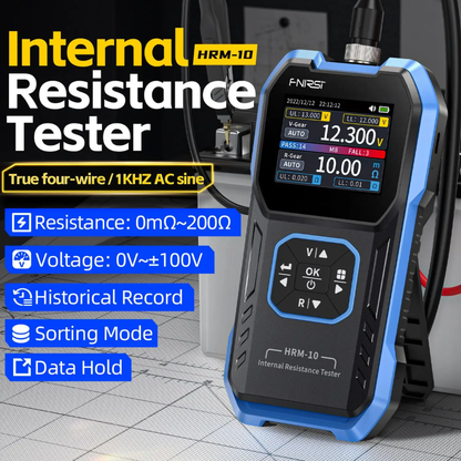 FNIRSI HRM-10 Lithium Battery Internal Resistance Tester.