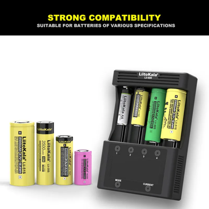 Intelligent Charger Test Battery Capacity for LiitoKala Lii-600 18650 26650 21700 26700 AA AAA Battery Charger